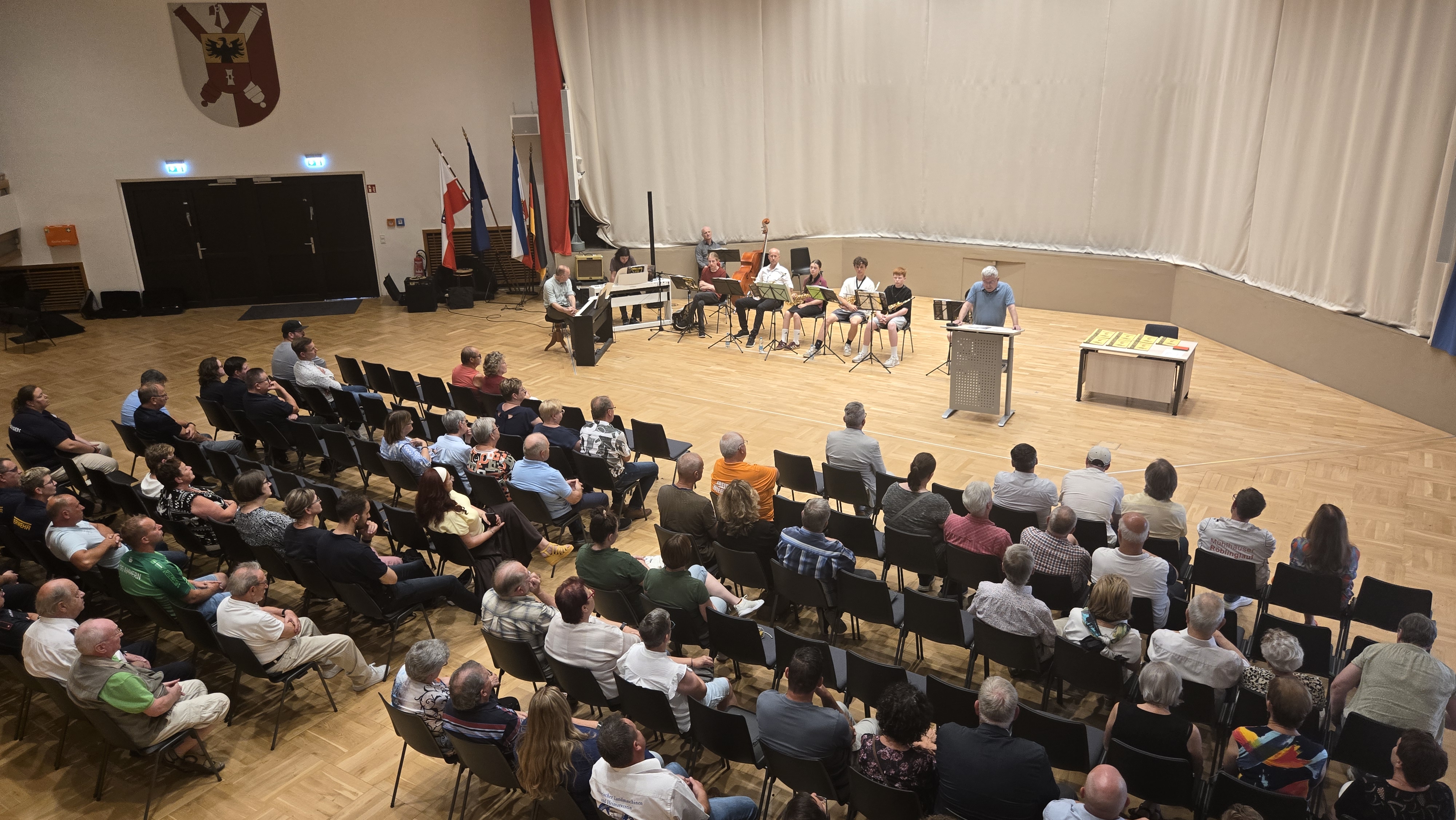 Übersichtsbild Saal